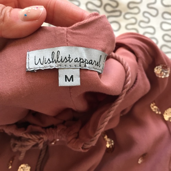 Wishlist Apparel Polka Dot Sequin Dress Sz M - Picture 4 of 8